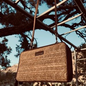 Vintage Brown Crossbody Bag